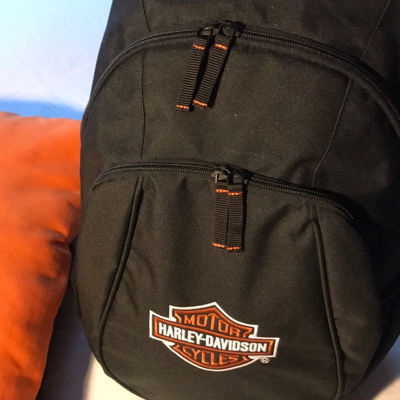 Harley Davidson Black Backpack Motor - Picture 7 of 10